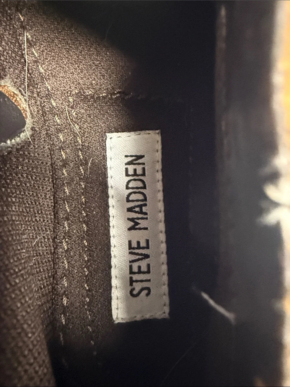 Steve Madden Kids Chestnut Brown Leather Lace-Up Ankle Boots